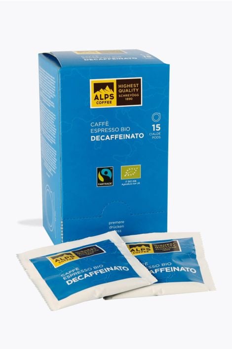 Alps Coffee Decaffeinato Bio Flo 15 Pads