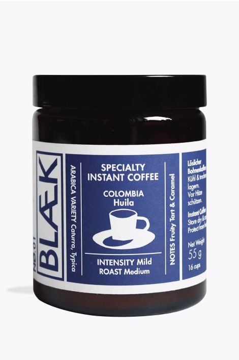 BLÆK Specialty Instant Coffee No. 1 Kolumbien Home Edition