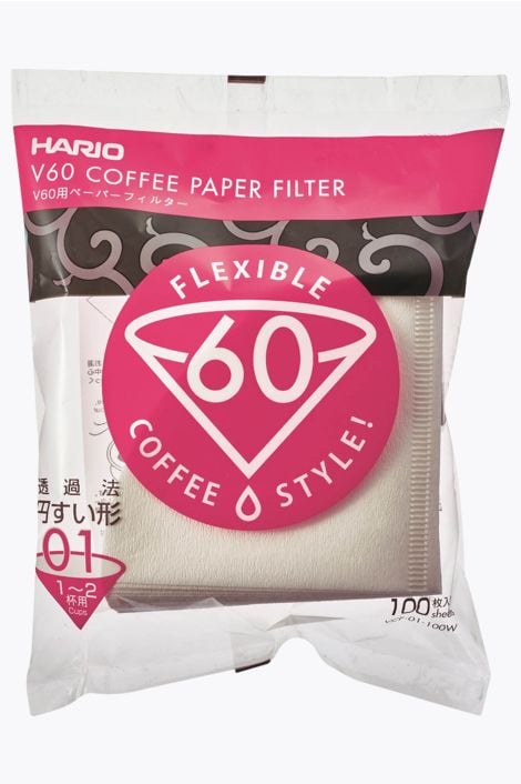 Hario Papierfilter weiß für 01 Dripper (100 Stück)
