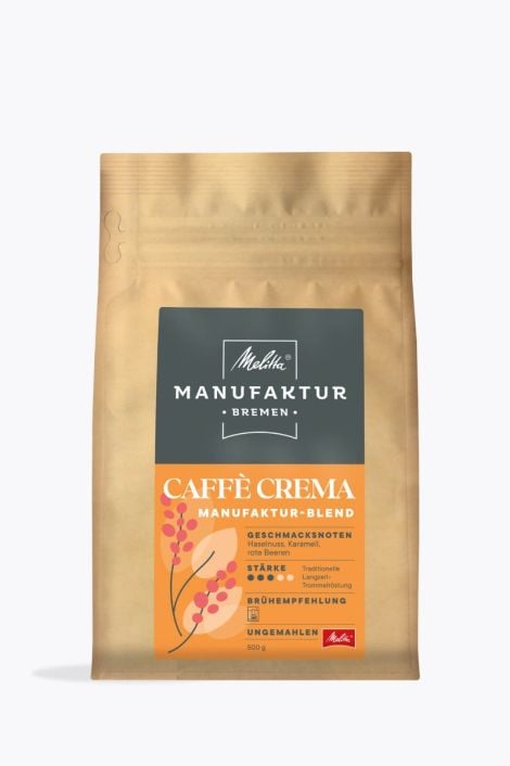 Melitta® Manufaktur Bremen Caffé Crema Regionen-Kaffee 500g