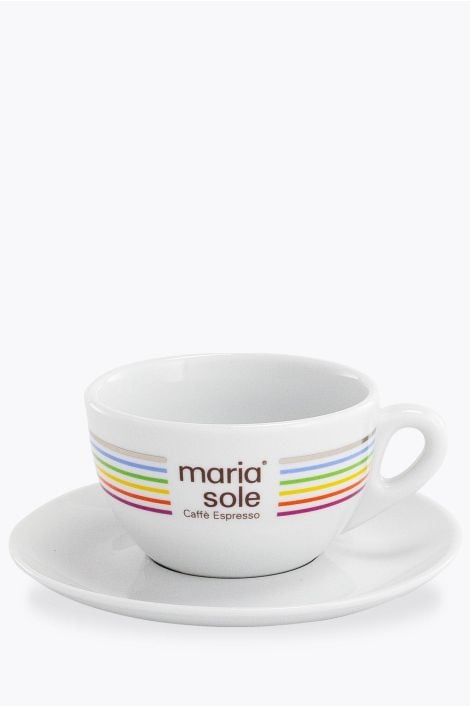 MariaSole MilleSoli Milchkaffee Tasse mit Untertasse