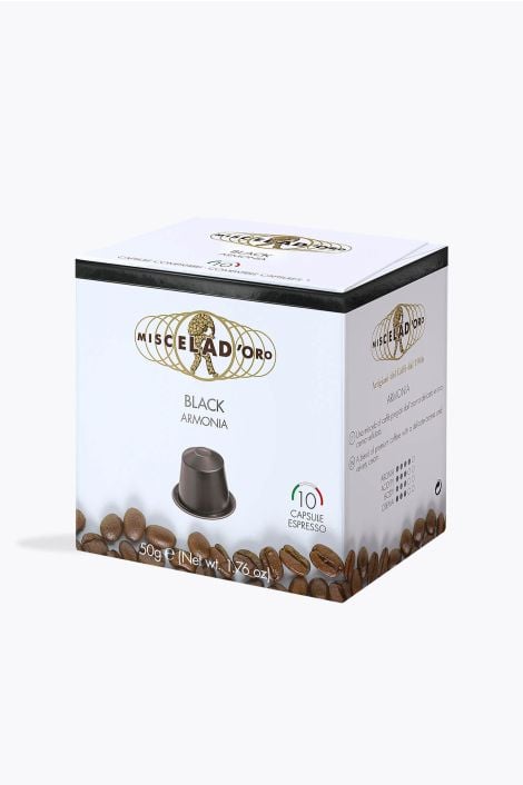 Miscela D'Oro Black 10 Kapseln Nespresso® kompatibel