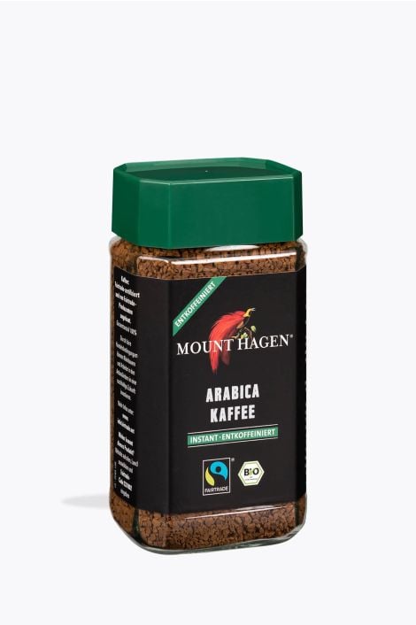 Mount Hagen Arabica Instant Kaffee Entkoffeiniert Bio 100g