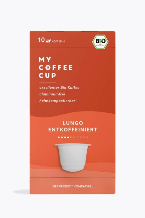 My Coffee Cup Single Origin Lungo entkoffeiniert Bio 10 Kapseln Nespresso® kompatibel