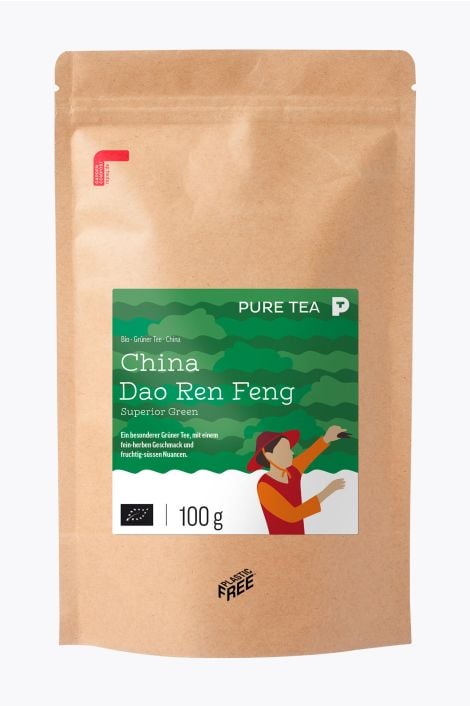 Pure Tea Dao Ren Feng Superior Green Bio 100g loser Tee