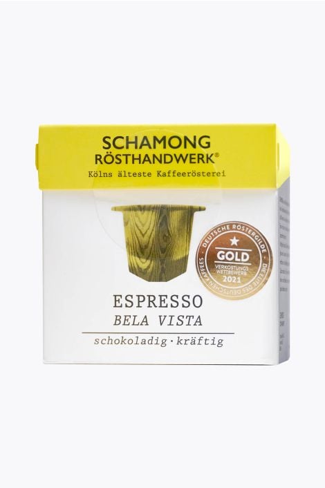 Schamong Espresso Bela Vista 20 Holzkapseln Nespresso® kompatibel
