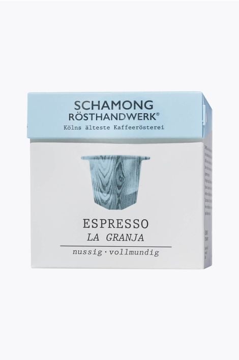 Schamong Espresso La Granja 20 Holzkapseln Nespresso® kompatibel