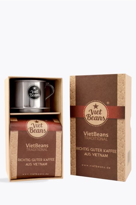 VietBeans Traditional Geschenkbox (gemahlen für Filter Phin)