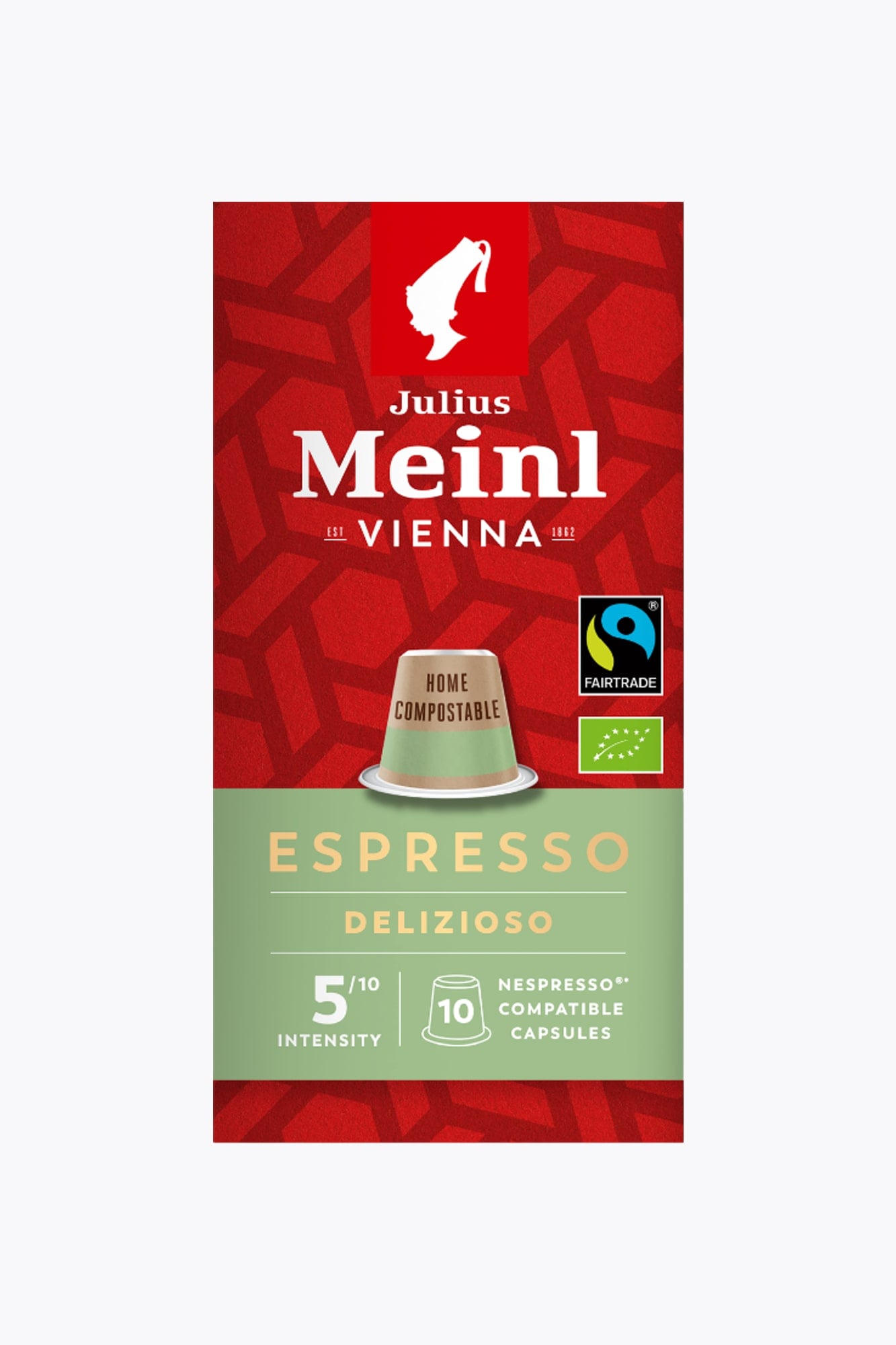 Julius Meinl Inspresso Espresso Bio Fairtrade 10 capsules Nespresso® compatibel