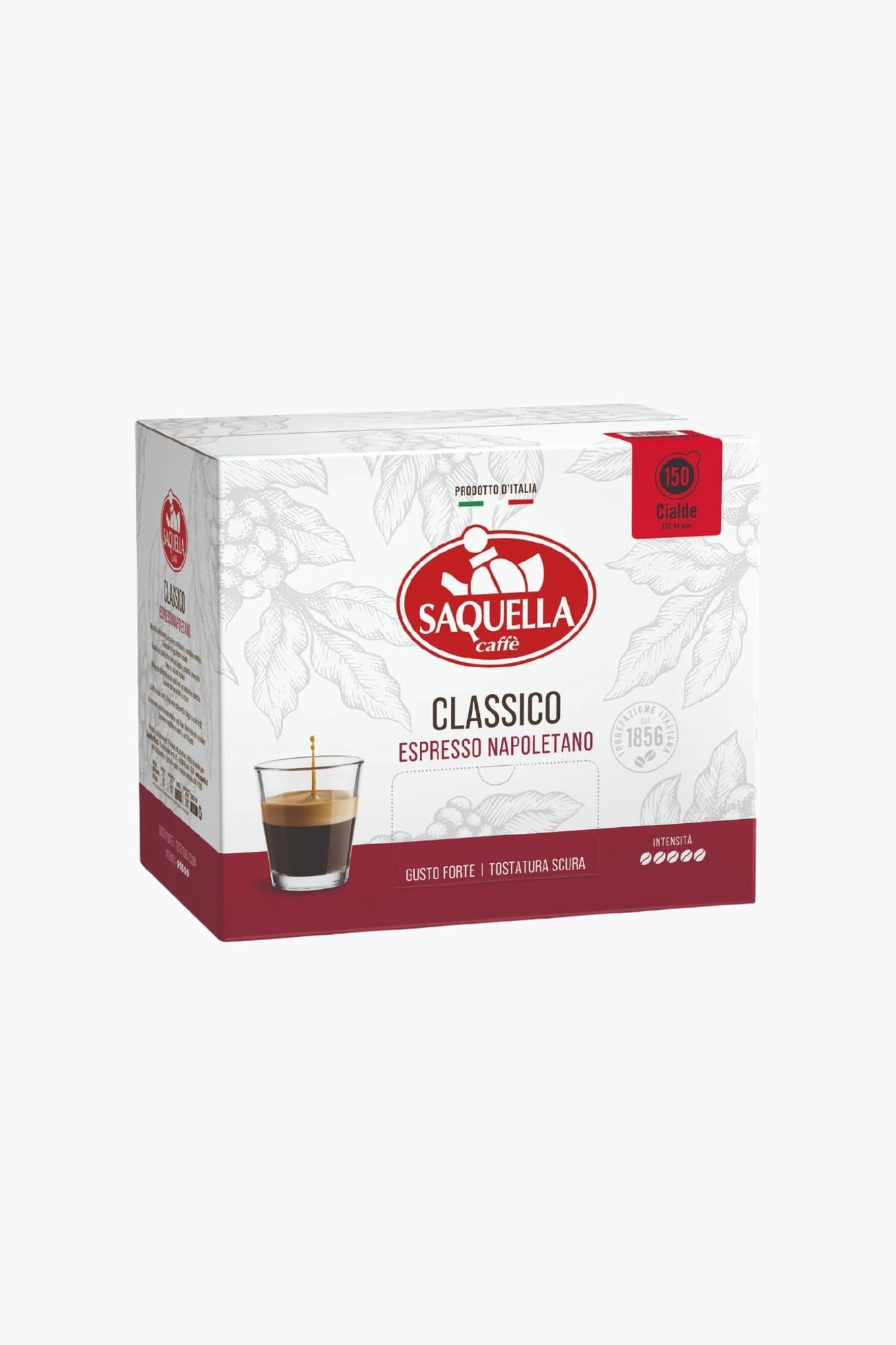 Saquella Caffè Cialde Classico Neapoletano 150 E.S.E.-pads