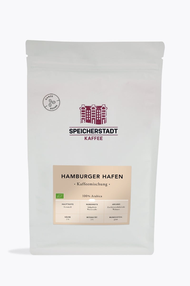 Speicherstadt Hamburger Hafen koffiemelange biologisch