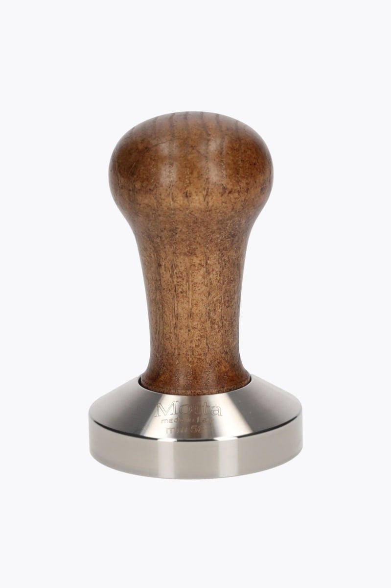 Motta Tamper Wave 58mm houten bruin