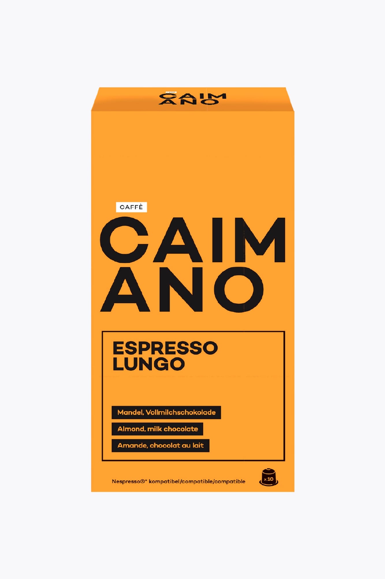 Caffè Caimano Espresso Lungo 10 capsules Nespresso® compatibel