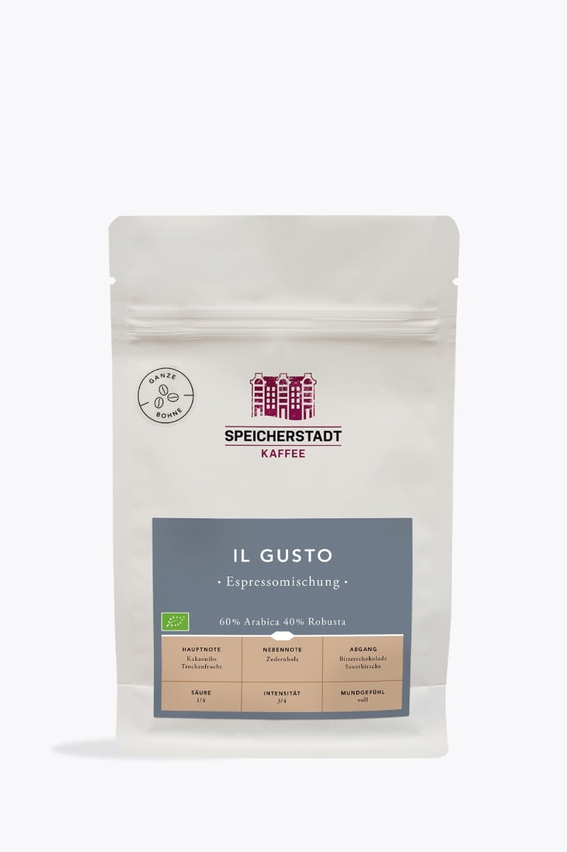 Speicherstadt Il Gusto biologische espressomelange