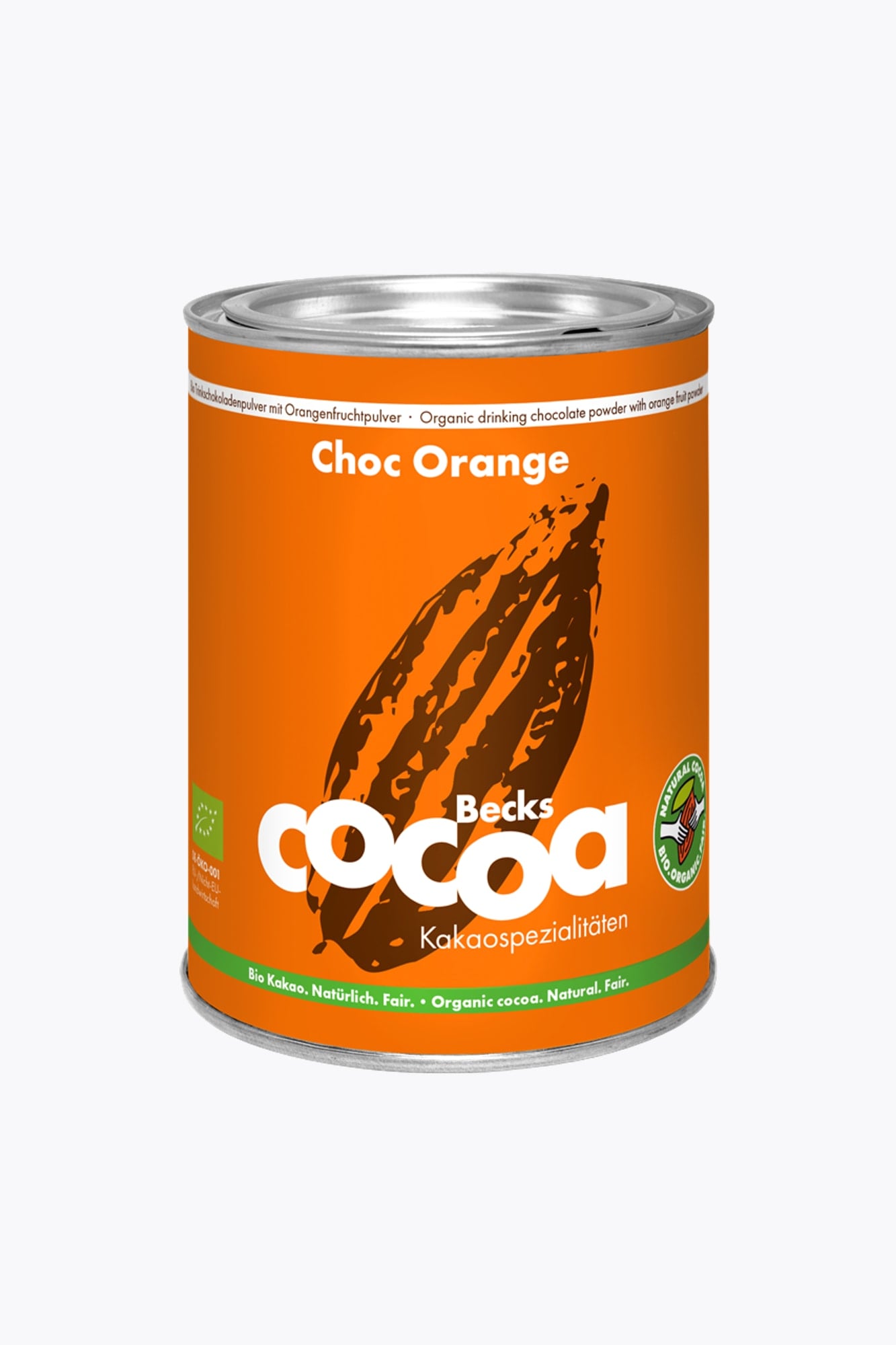Becks Cocoa Choc Orange Bio 250g