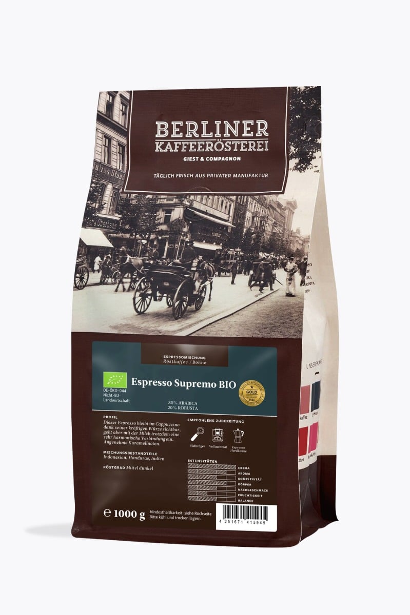 Berliner Kaffeerösterei Espresso Supremo Bio