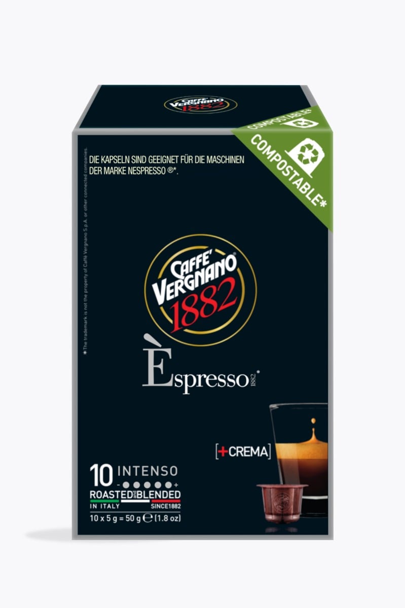 Caffè Vergnano Intenso 10 capsules Nespresso® compatibel