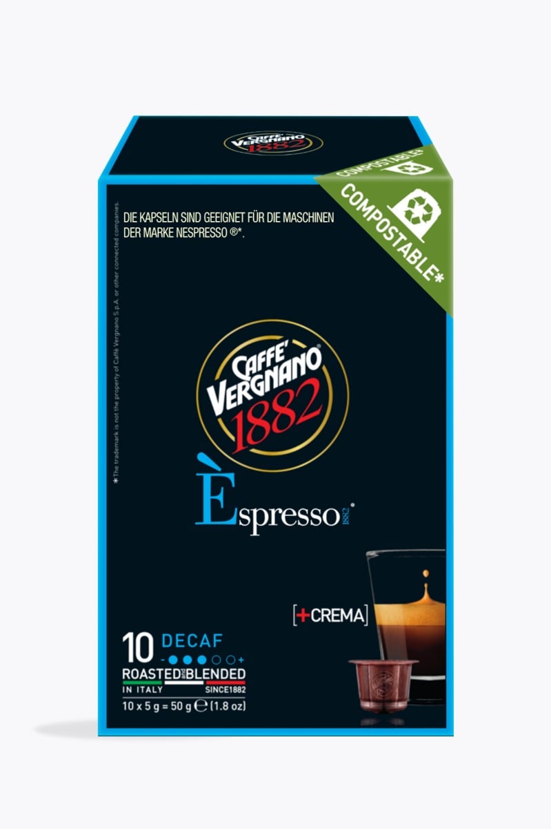 Caffè Vergnano Decaf 10 capsules Nespresso® compatibel