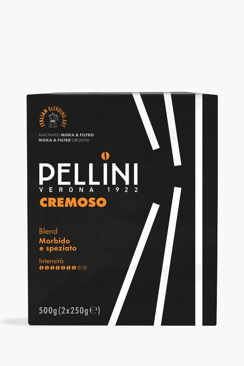 Pellini Cremoso gemalen 2x250g Moka & Filter