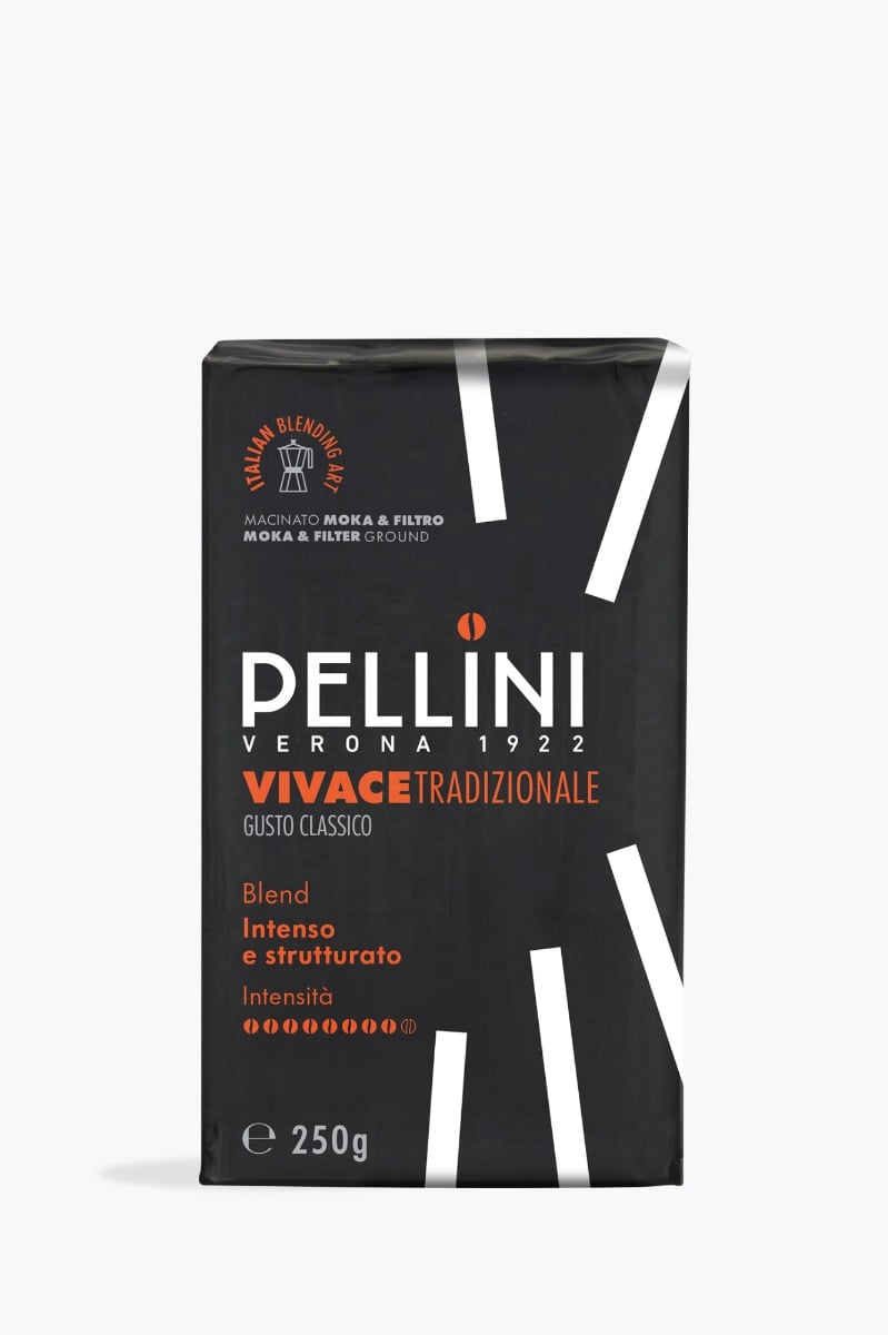 Pellini Tradizionale 250g gemalen
