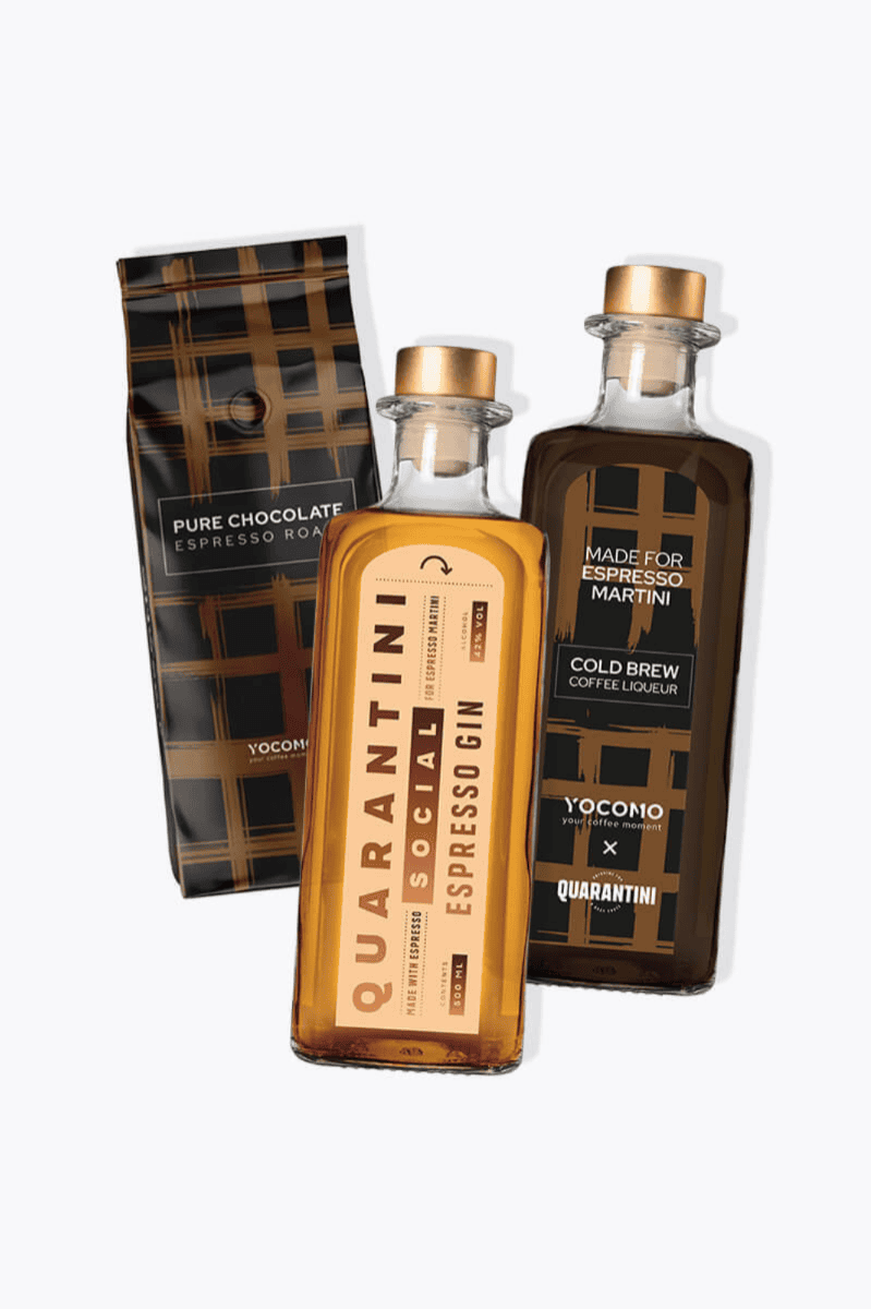 Quarantini x roastmarket Espresso Martini Set 1250 ml | Ganze Bohne