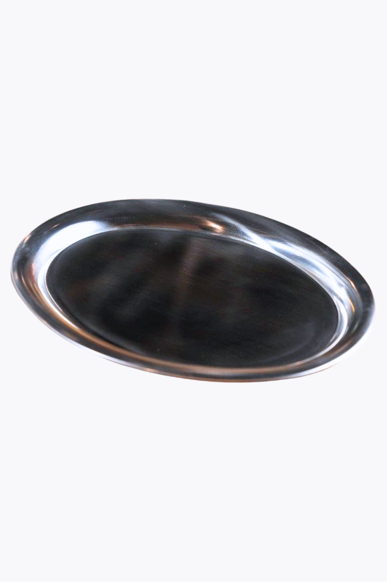 Motta Espressotablett Oval Edelstahl
