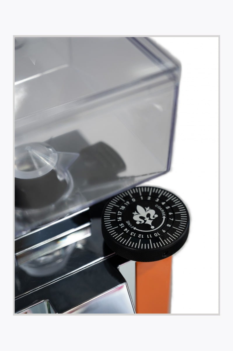 Eureka Mignon King Size Grind Dial | Schwarz | 50 mm | Upgrade Mahlwerk