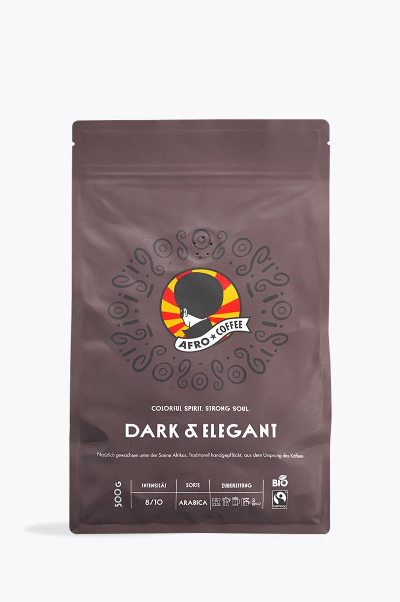 Afro Coffee Dark & Elegant Bio