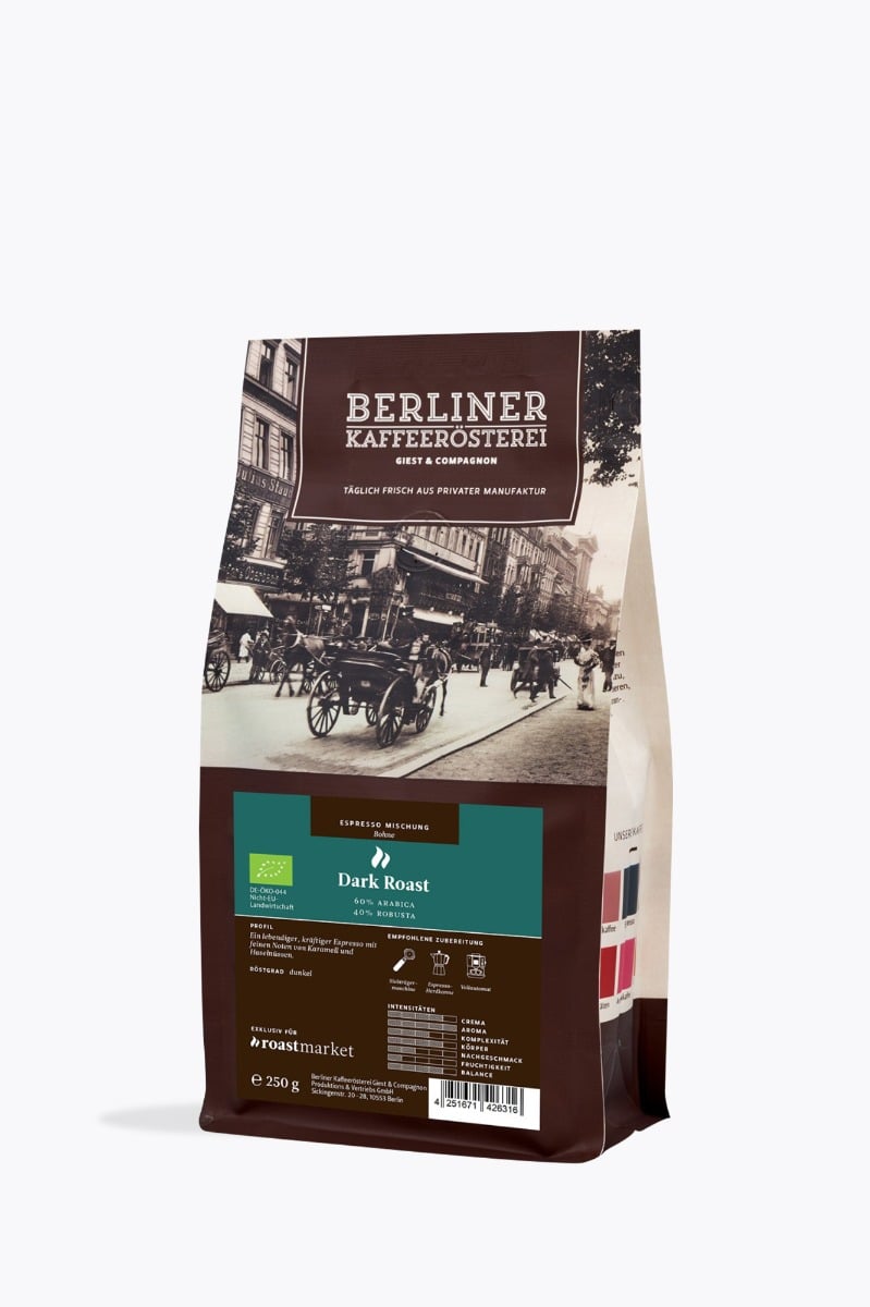 Berliner Kaffeerösterei Espresso Dark Roast biologisch