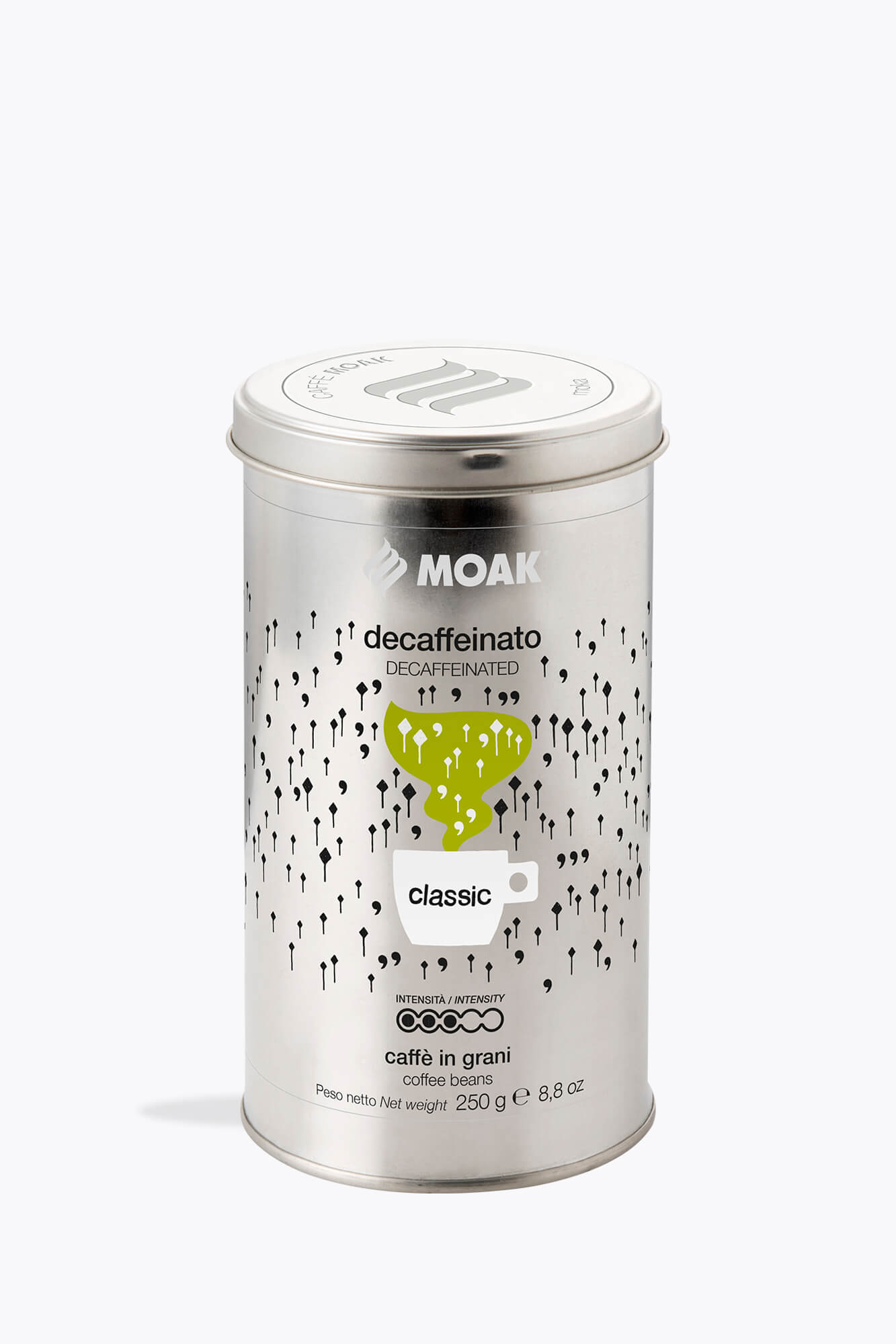 Caffè Moak Decaffeinato Classic 250g Blik