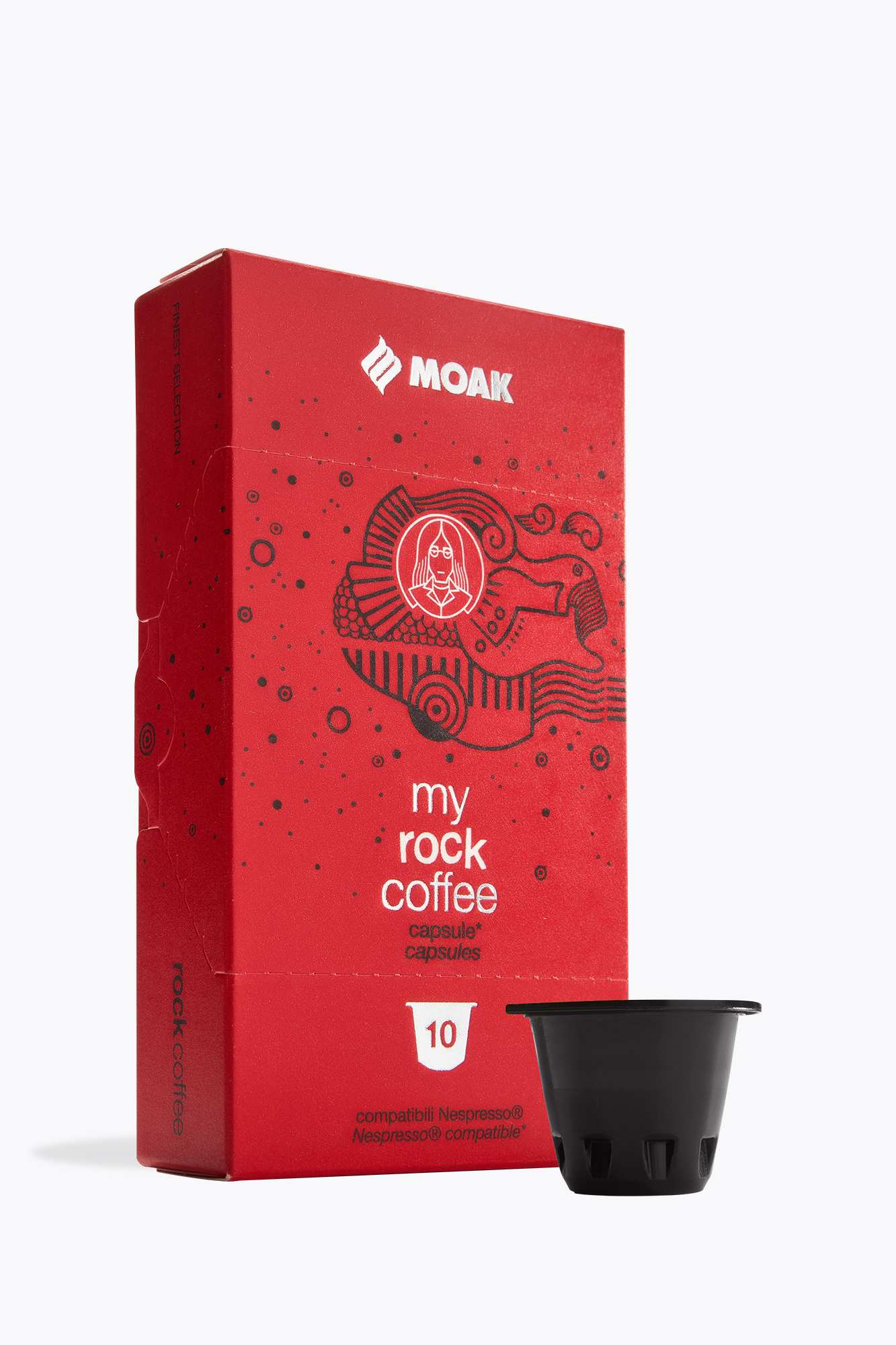 Caffe Moak My Rock Coffee 10 capsules Nespresso® compatibel