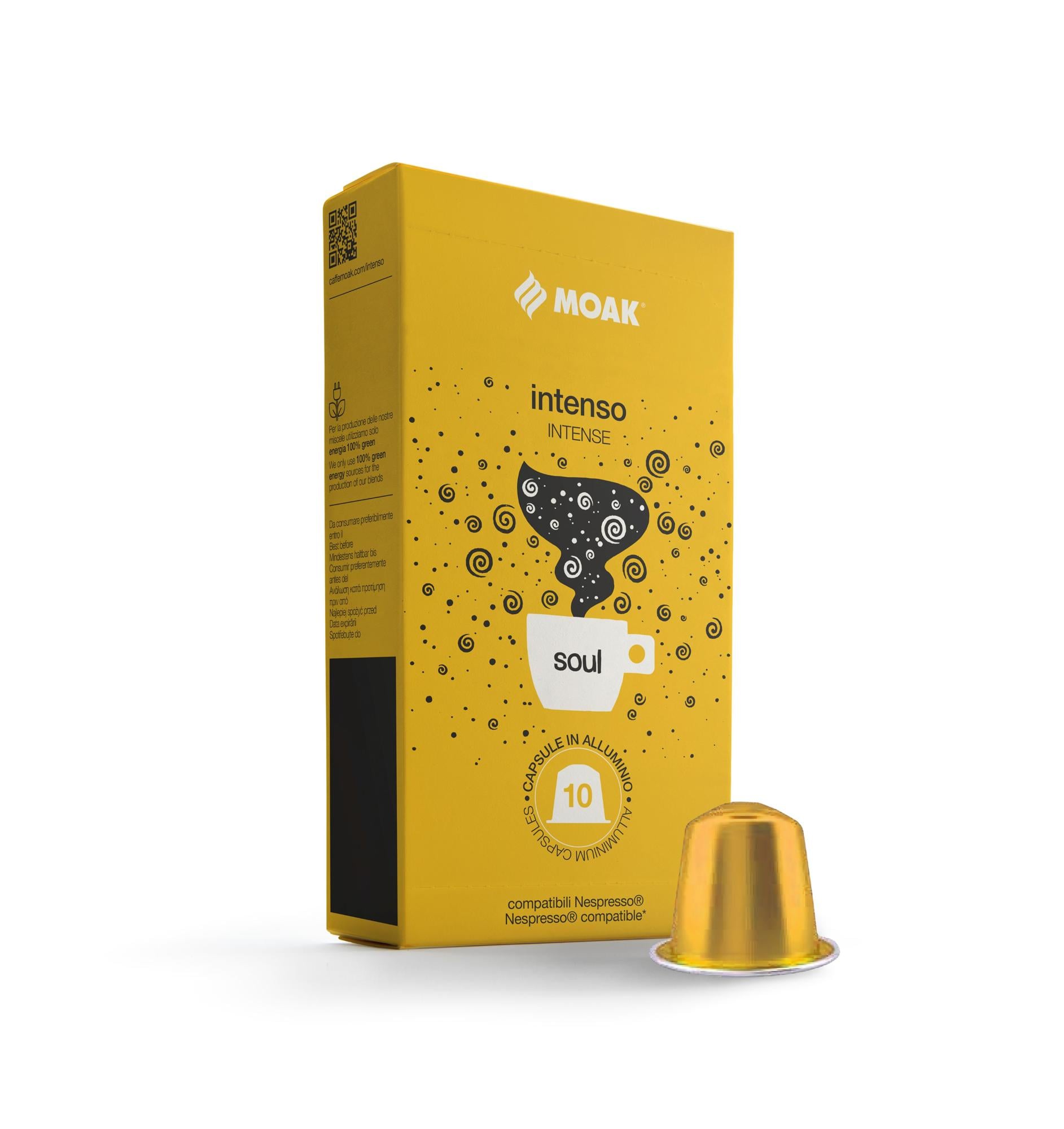 Caffe Moak My Intenso Soul 10 capsules Nespresso® compatibel