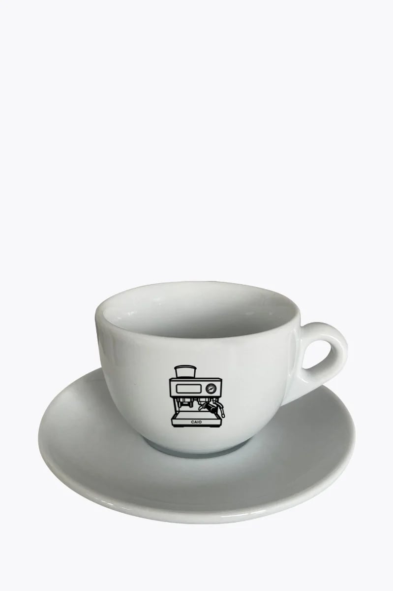 CAIO Cappuccinotasse Weiß