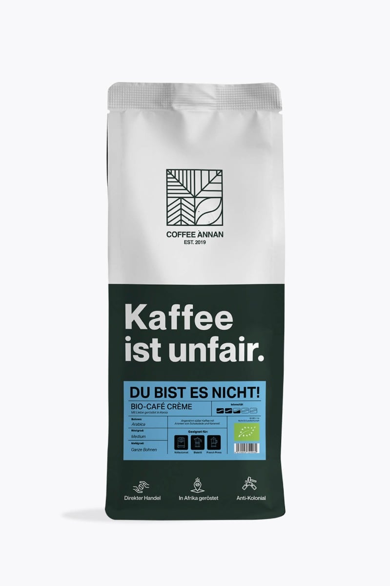 Coffee Annan Bio-Café Créme 1kg