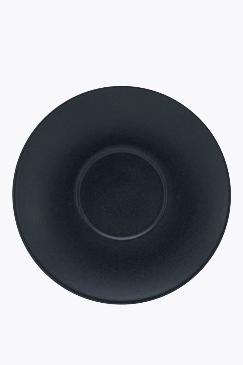 CreaTable Soft Touch Cappuccinountertasse Schwarz
