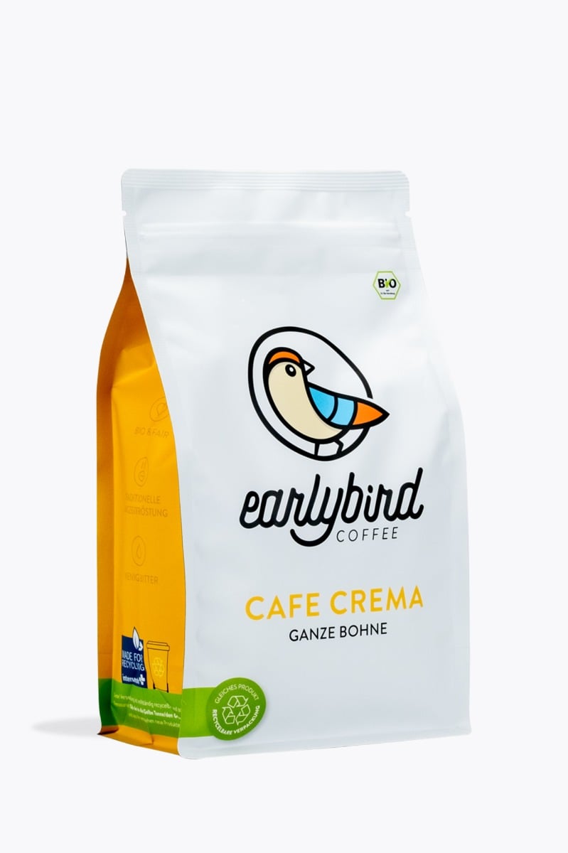 earlybird coffee Cafe Crema Bio 500g