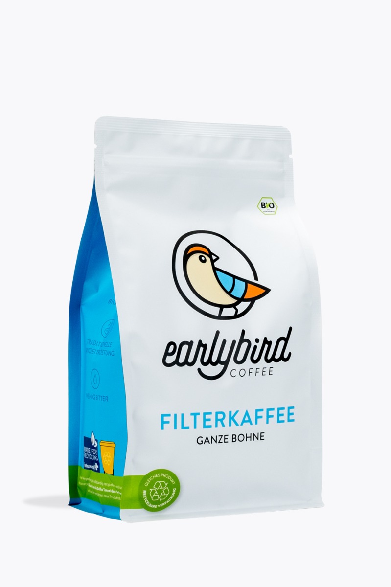 earlybird Filterkoffie Bio 500g