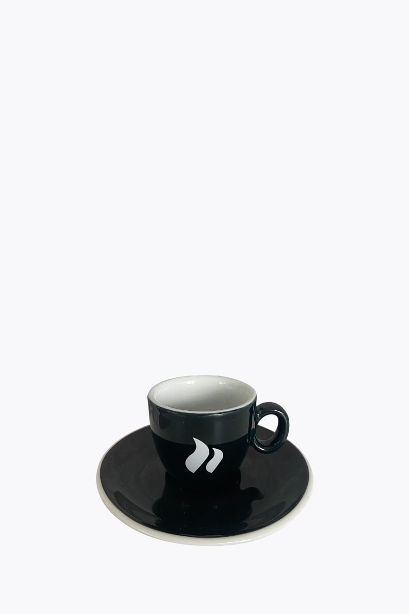 roastmarket Espressotasse Schwarz