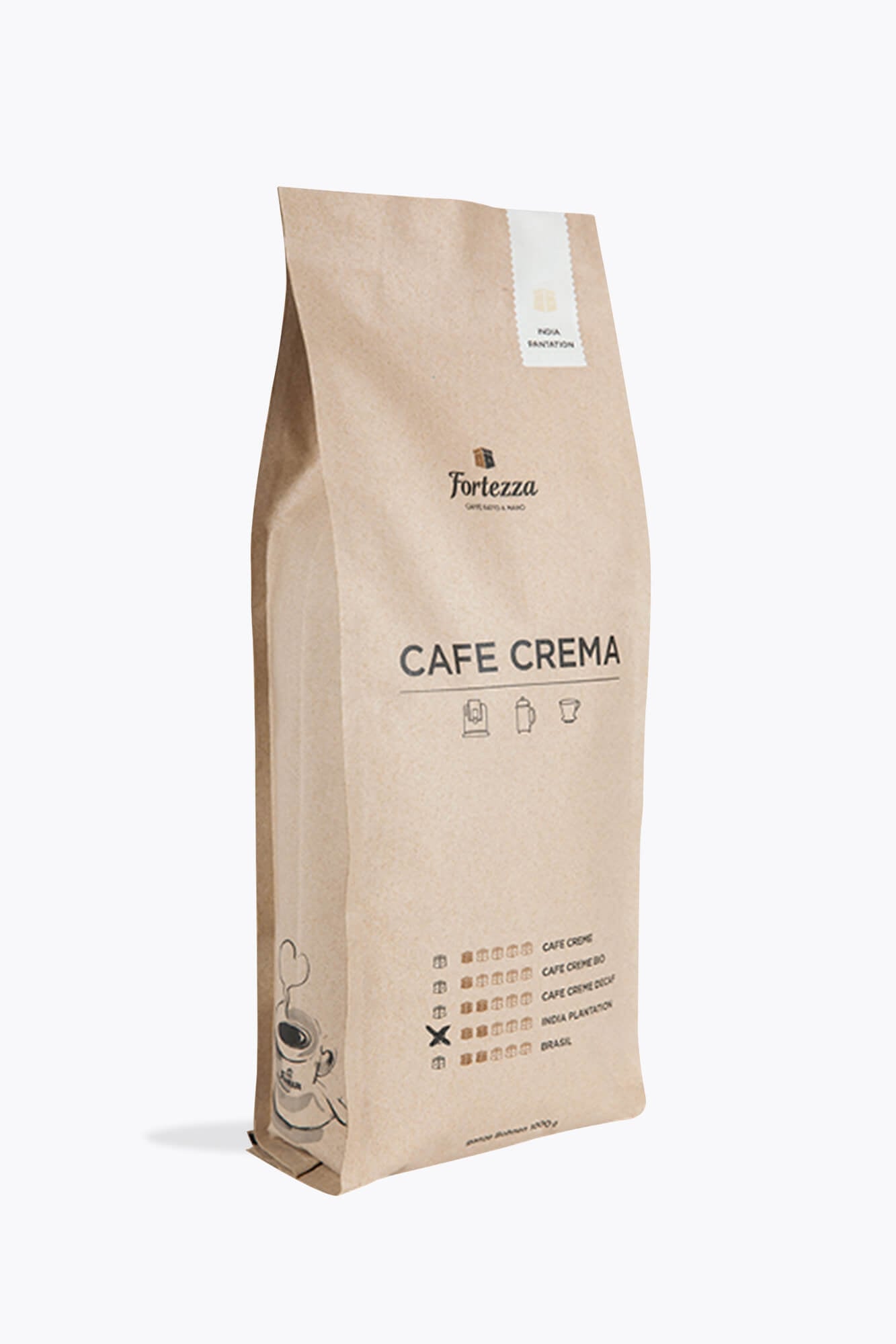 Fortezza Cafe Crema India Plantation