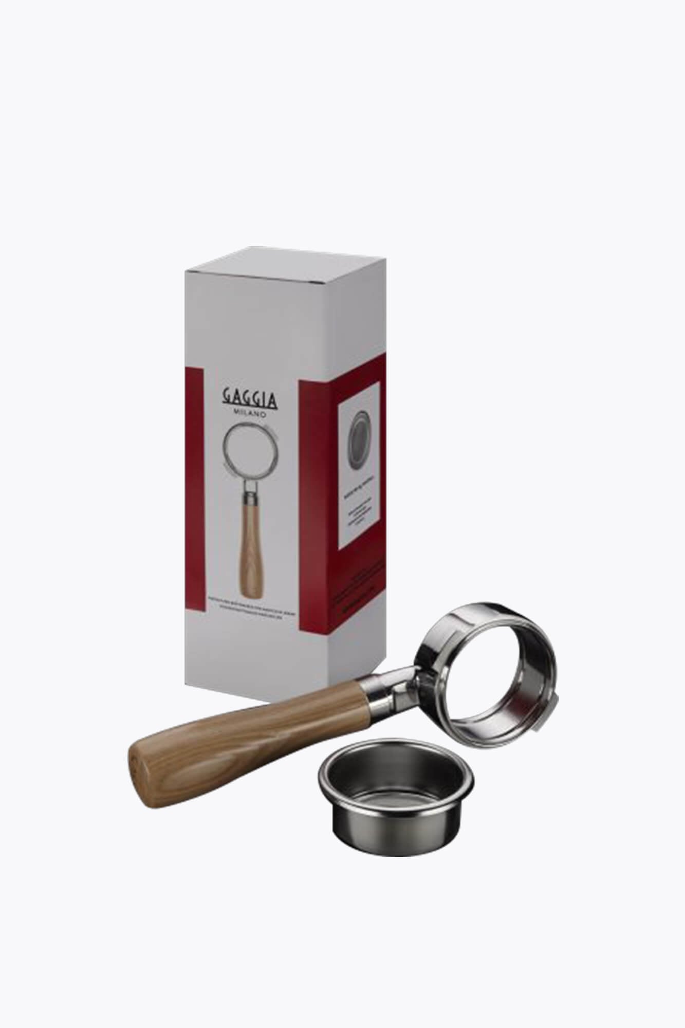 Gaggia bodemloze pistonhouder 58mm set met zeef
