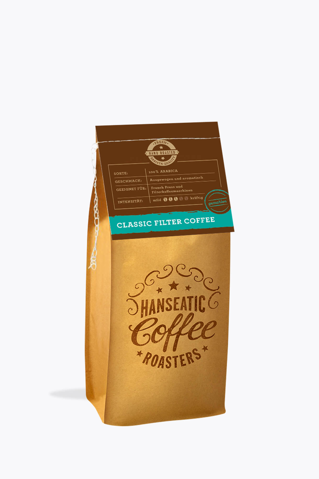Hanseatic Coffee Roasters Classic filterkoffie gemalen