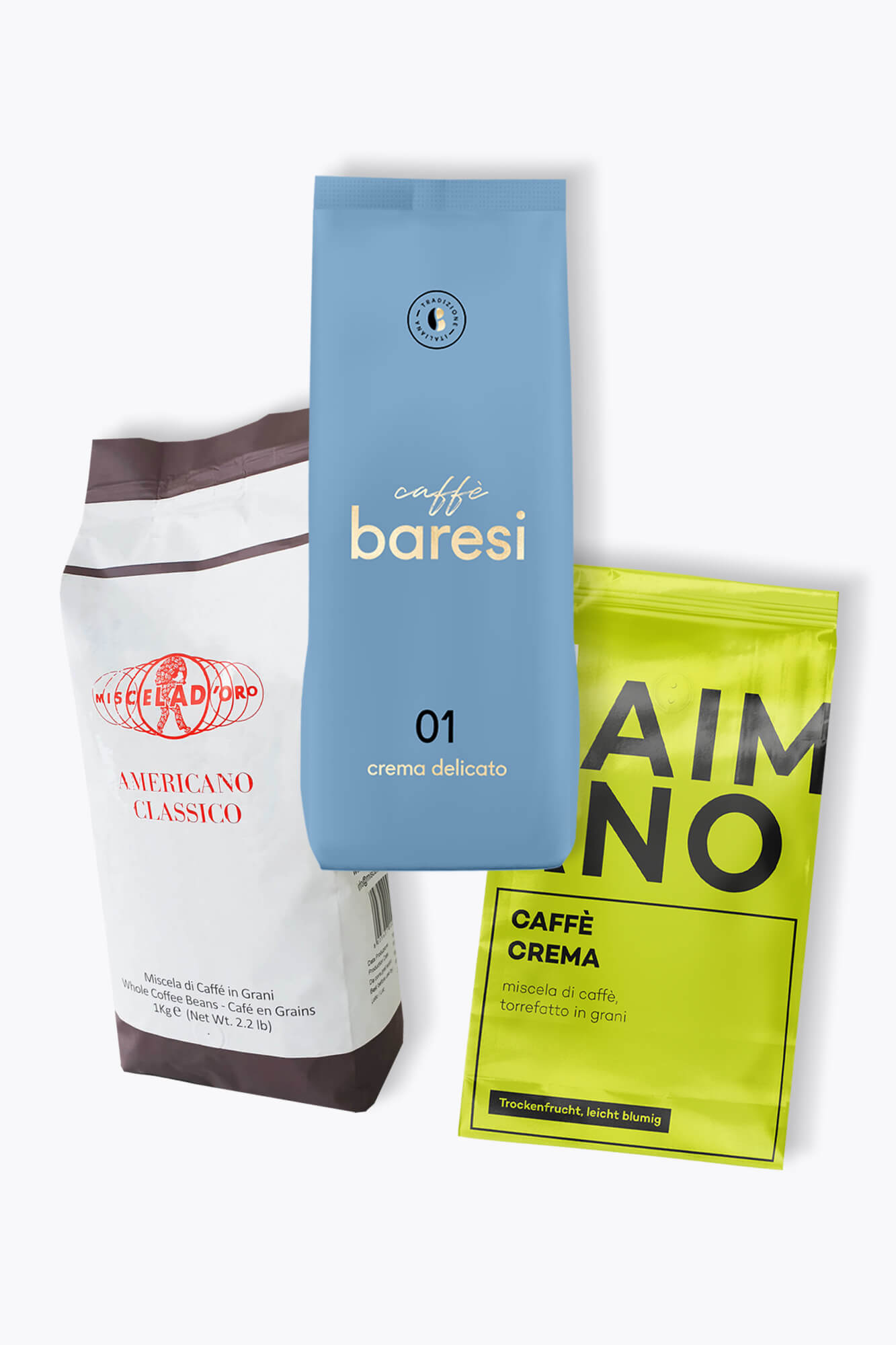 Italienischer Kaffee - Probierpaket 3 x 1kg