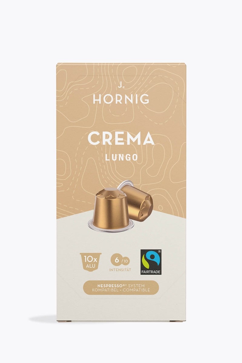 J. Hornig Crema Lungo 10 capsules Nespresso® compatibel