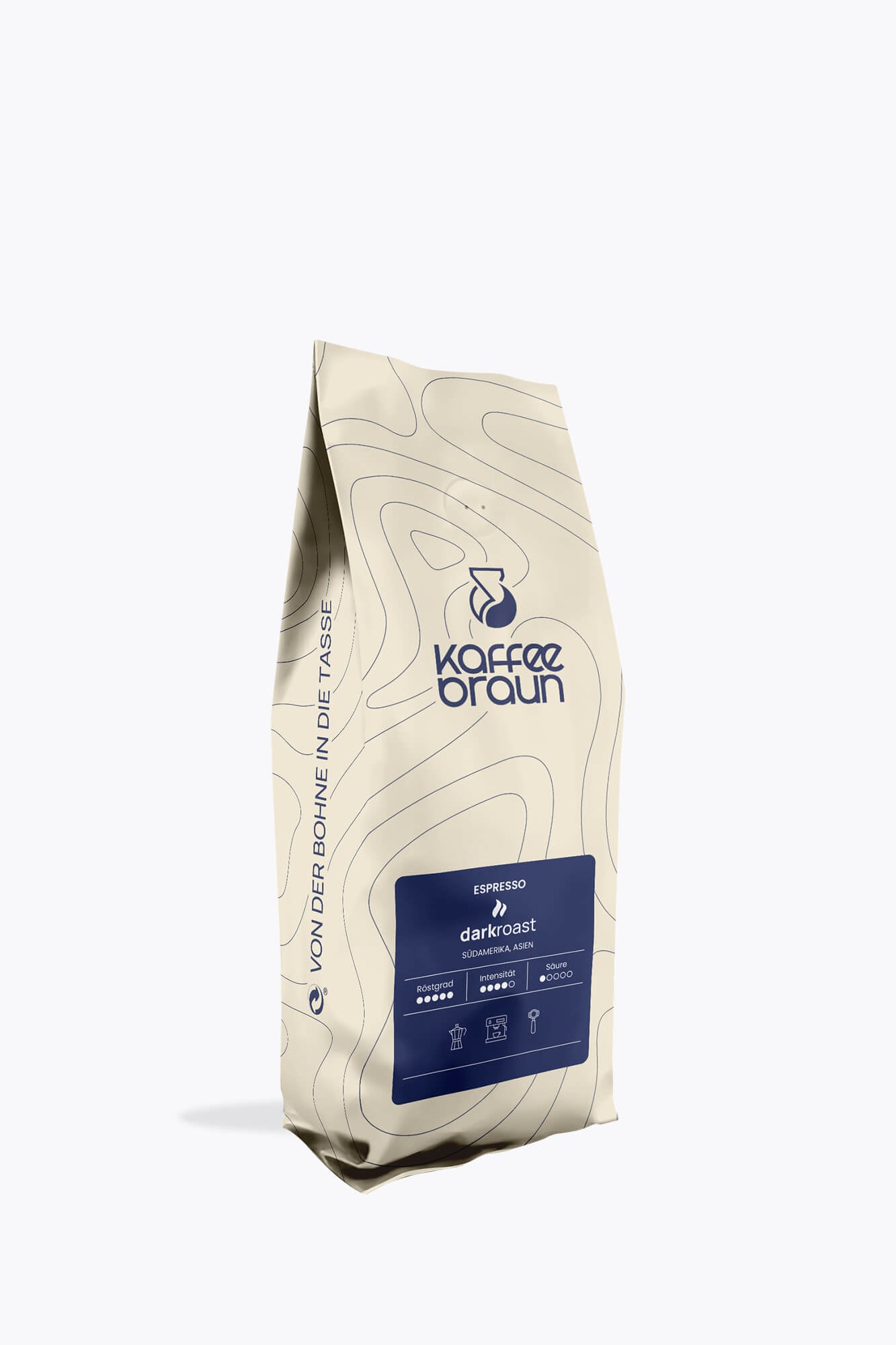 Kaffee Braun Espresso Dark Roast
