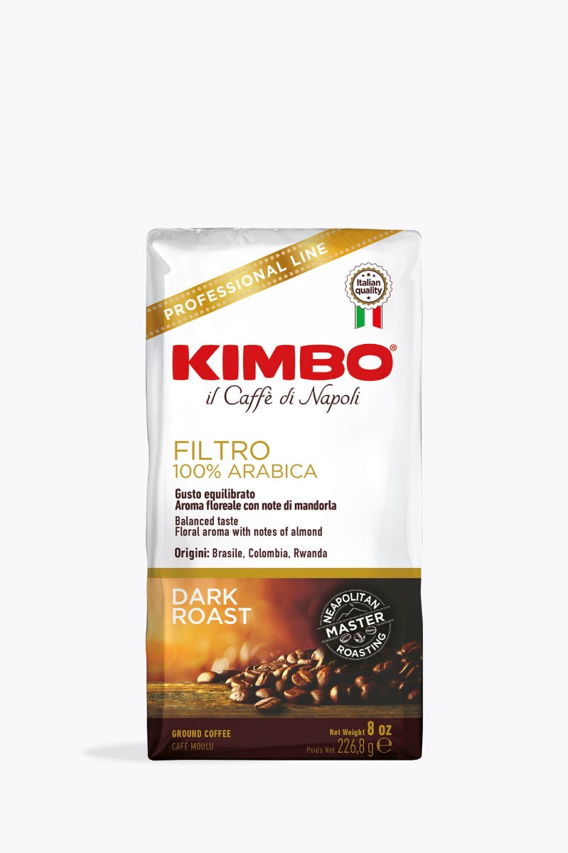 Kimbo Filterkaffee 100% Arabica 226g gemahlen