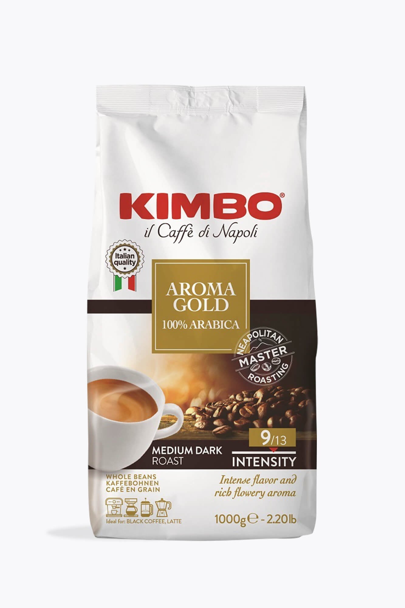 Kimbo Gold Espresso 100% Arabica 1 kg
