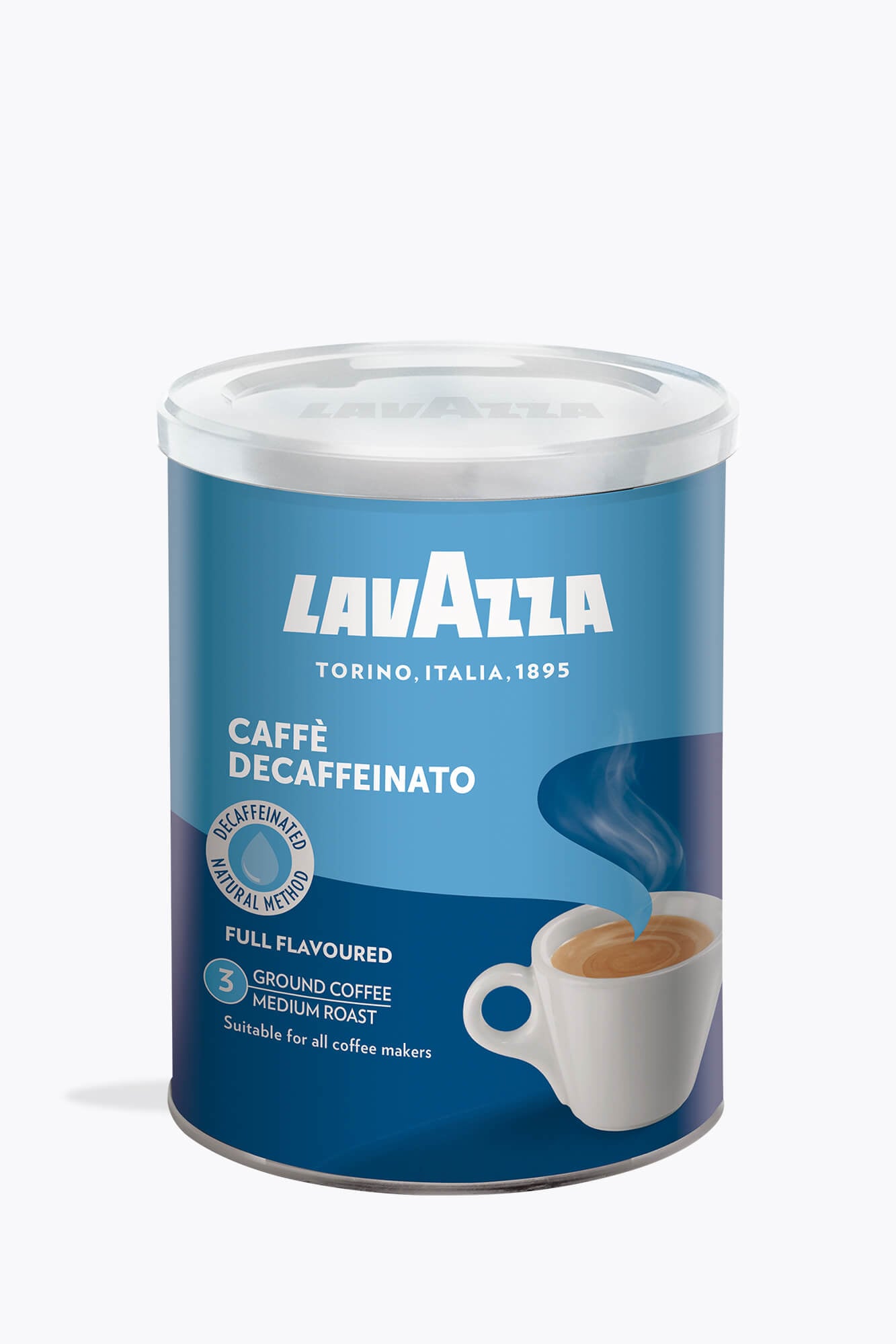 Lavazza Caffé Decaffeinato 250g Dose gemahlen