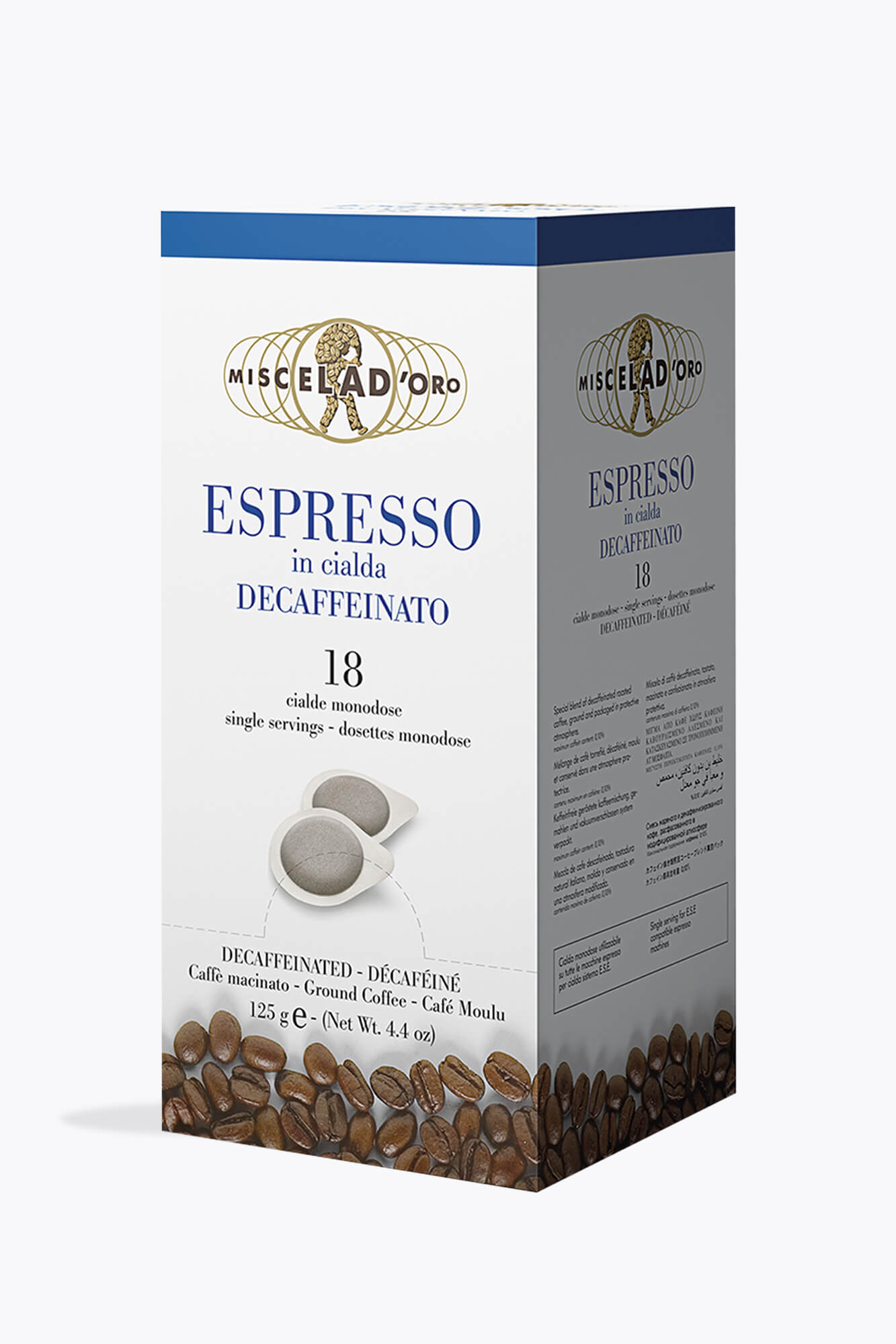 Miscela D'Oro Espresso Decaf 18 E.S.E.-pads