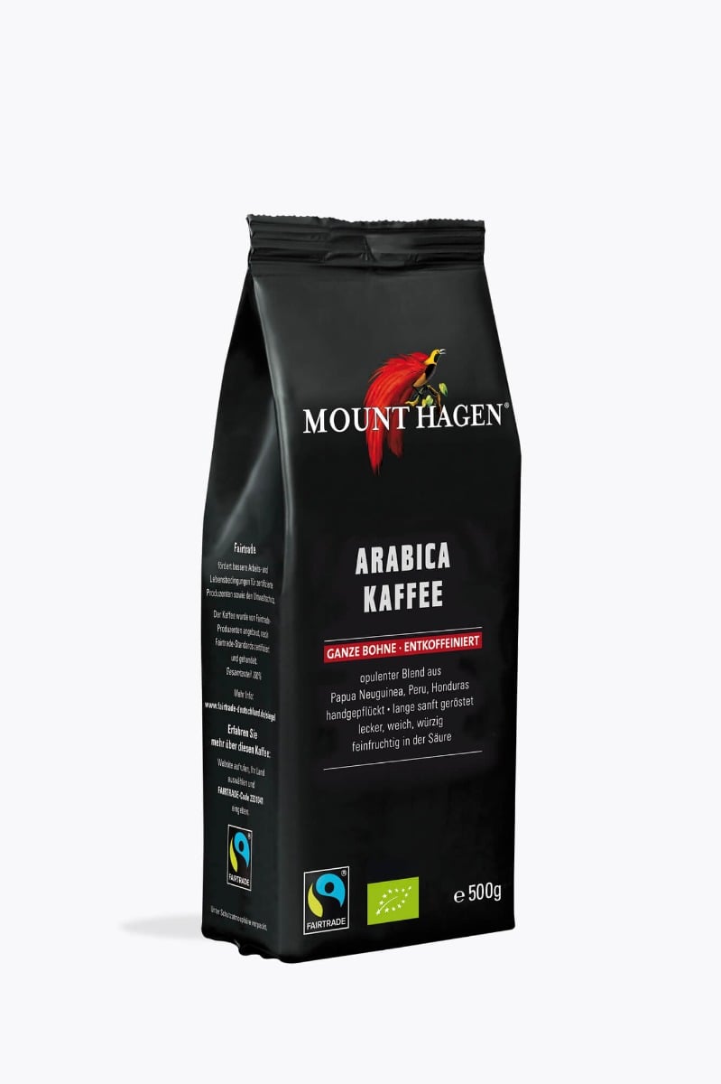 Mount Hagen Arabica koffie cafeïnevrij biologisch