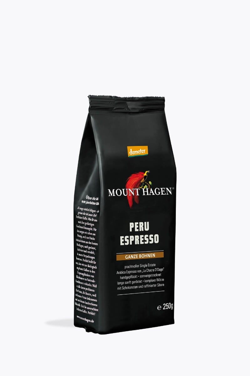 Mount Hagen Peru Espresso Bio 250g